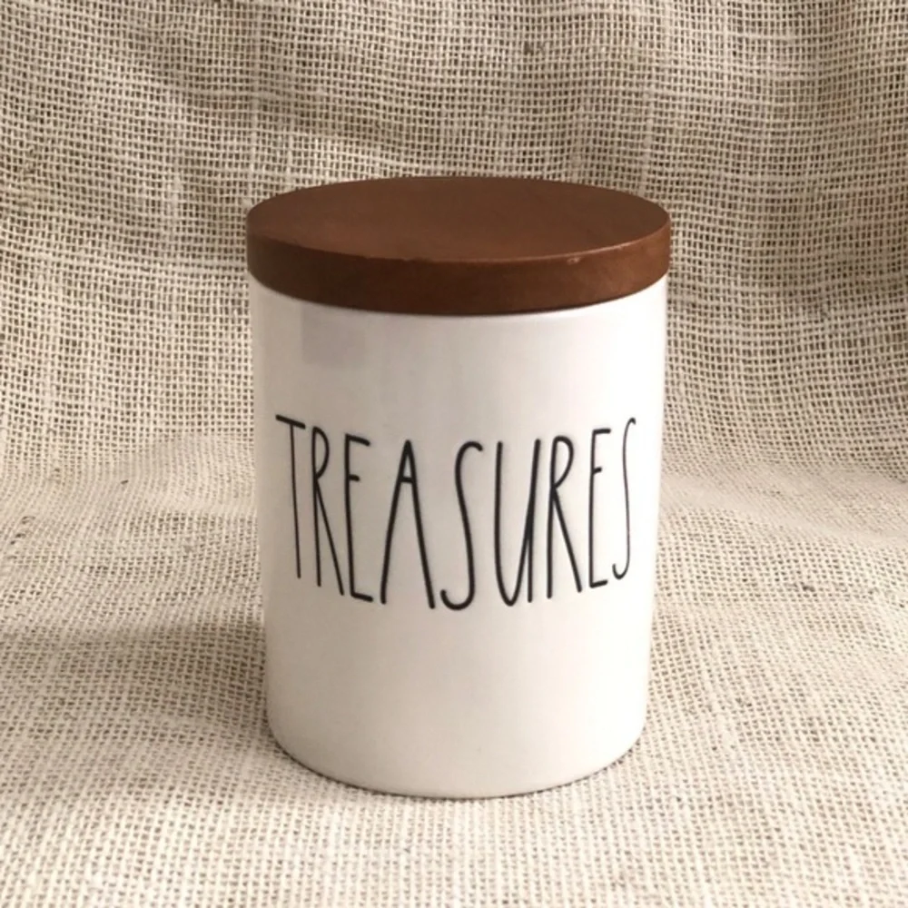 Rae Dunn TREASURES Storage Canister